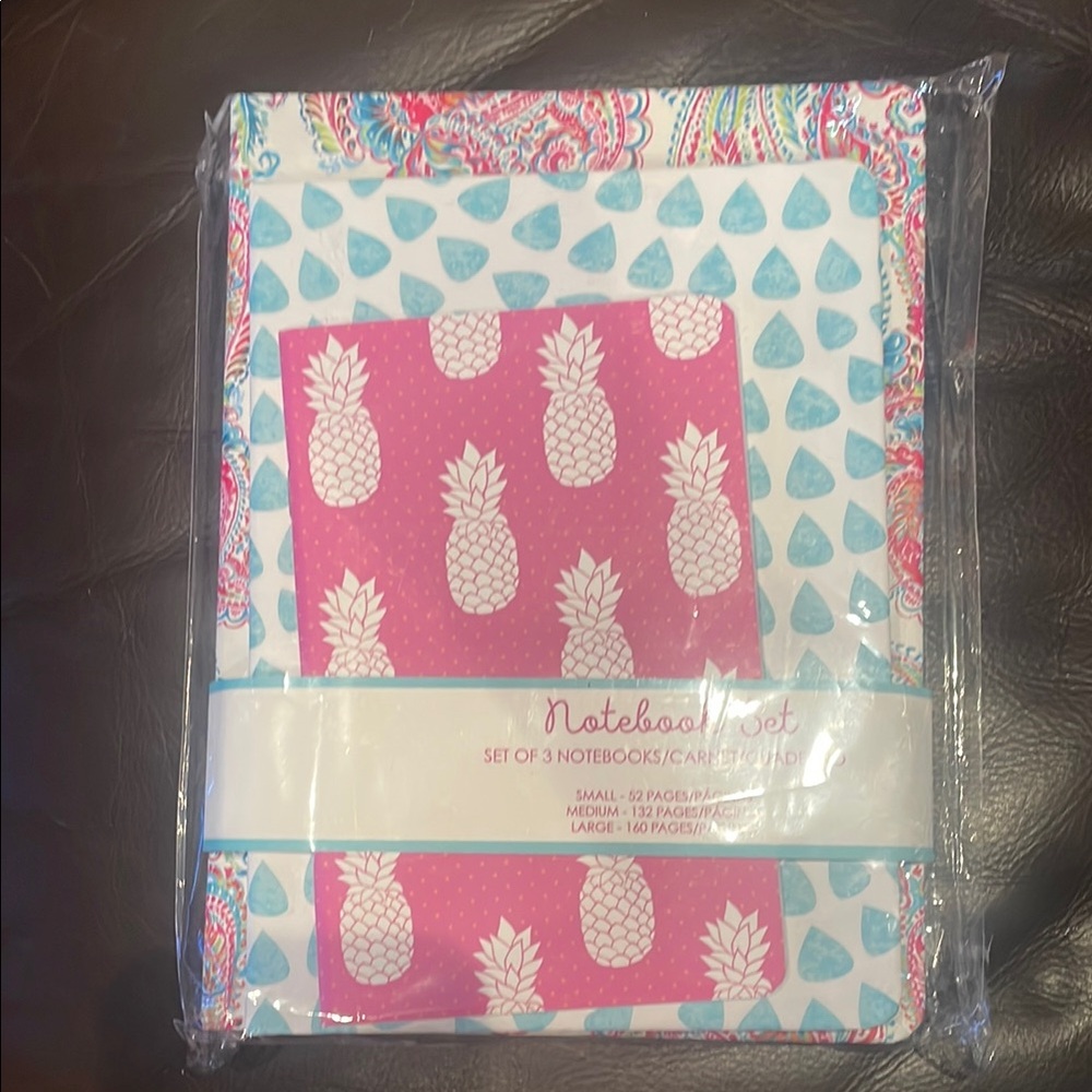 Colorful Pineapple Notebook Set